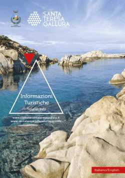 Guida dei servizi 2014 - Comune di Santa Teresa di Gallura