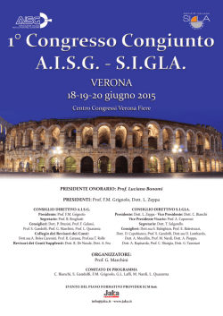 Prof. Luciano Bonomi PRESIDENTI: Prof. FM Grignolo, Dott