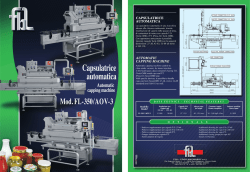 Catalogo capsulatrice FL-350 AOV-3