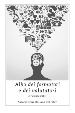 ALBO DEI FORMATORI - Associazione Italiana del Libro