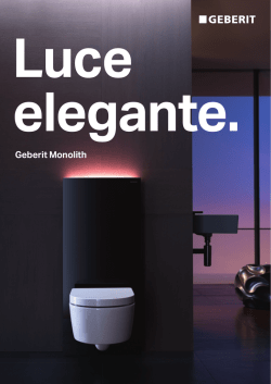 Geberit Monolith per il lavabo.