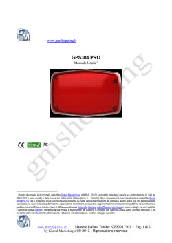 Manuale Italiano - Global Marketing srl