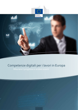 Competenze digitali per i lavori in Europa - e