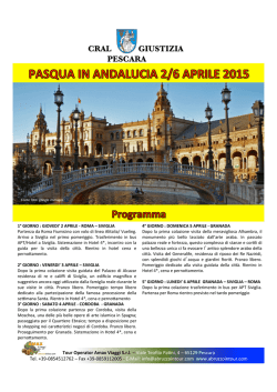 cral giustizia pasqua in andalucia