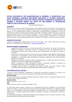 APT - avviso di manifestazione di interesse