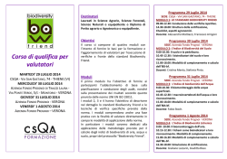 Programma Corso BF 2014