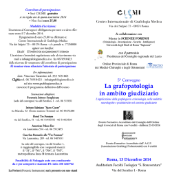 La grafopatologia in ambito giudiziario