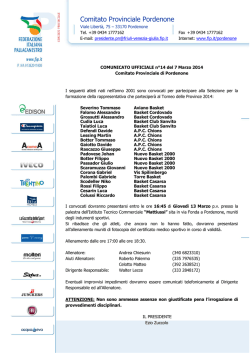 Comitato Provinciale Pordenone