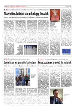 Nuove Bioplastiche per imballaggi flessibili