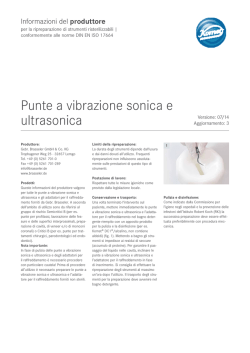 Punte a vibrazione sonica e ultrasonica