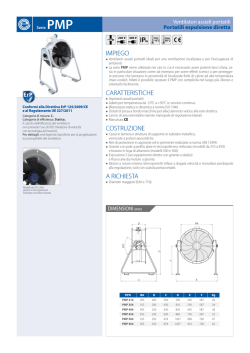 IMPIEGO CARATTERISTICHE COSTRUZIONE A RICHIESTA