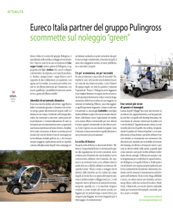 Gruppo Pulingross Attualit&agrave; agosto