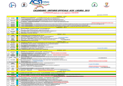 Il Calendario 2015