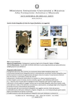 Gasparini L. Catalogazione e gestione degli archivi fotografici 14-15