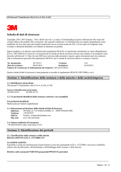 Scheda di dati di sicurezza Sezione 1: Identificazione della - K-FLEX