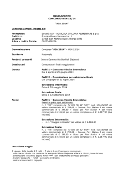 Leggi il regolamento