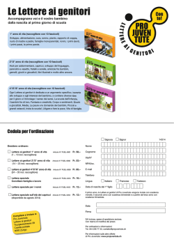 Le Lettere ai genitori