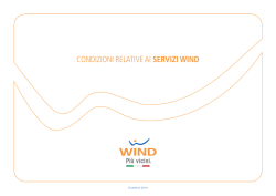 CONDIZIONI RELATIVE AI SERVIZI WIND