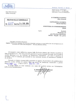 Avviso di pubblicazione istanza MERISMAR SRL.