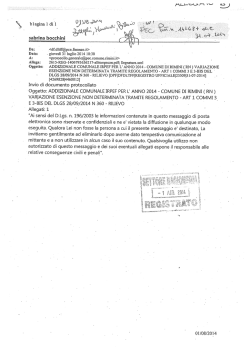 Allegato B - Rilievo ministeriale