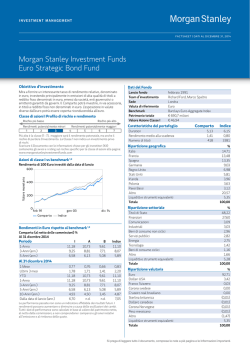Morgan Stanley Investment Funds Euro Strategic Bond Fund