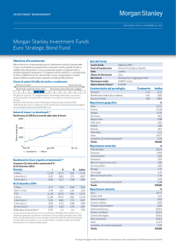 Morgan Stanley Investment Funds Euro Strategic Bond Fund