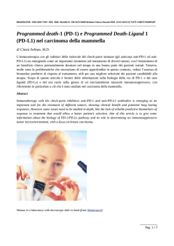 (PD-1) e Programmed Death-Ligand 1