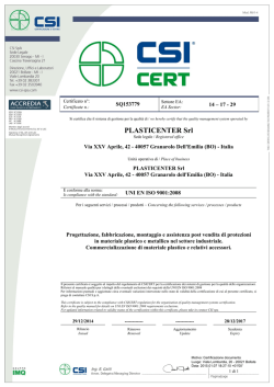 certificazione iso 9001