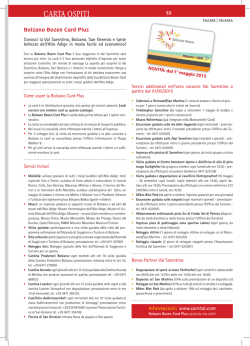 Bolzano Bozen Card Plus (pdf)