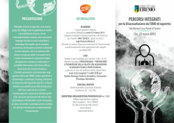 Percorsi integrati per la disassuefazione da fumo di sigaretta