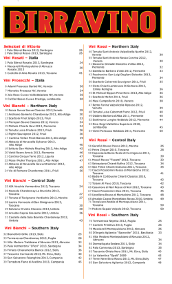 Vini Prosecchi – Italia Vini Rosati – Italia Vini Bianchi