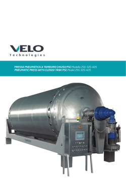 PRESSA PNEUMATICA A TAMBURO CHIUSO PSC Modello 250