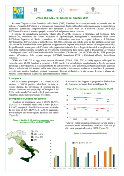 Sintesi dei dati OKkio alla SALUTE [PDF - 554.60 kbytes]