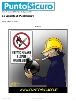 Stampa - La vignetta di PuntoSicuro