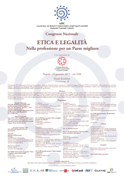 23 gennaio locandina ADC