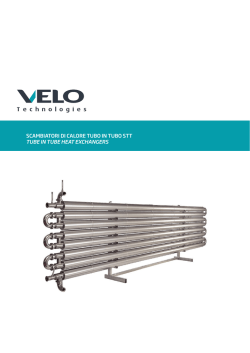 scambiatori di calore tubo in tubo stt tube in tube heat exchangers