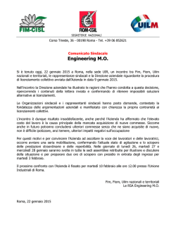 M.O. incontro con la direzione