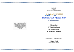 Chitarra Punto Musica 2015 Chitarra Punto Musica 2015