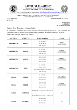 239 COMUNICATO CORSI del 19
