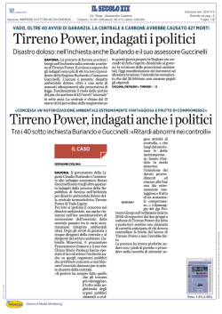 Vado Ligure, anche i politici indagati per un disastro