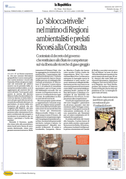 Decreto sblocca-trivelle, pioggia di ricorsi