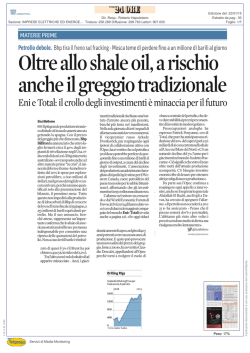 Il minibarile fa concorrenza anche al petrolio