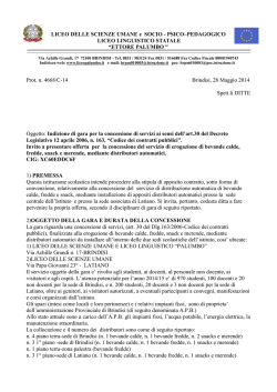 Vai al bando - Liceo E. Palumbo