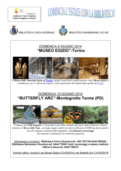 “MUSEO EGIZIO”-Torino “BUTTERFLY ARC”