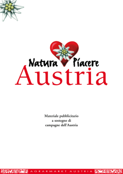 Materiale pubblicitario a sostegno di campagne - AMA