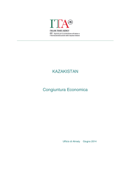 KAZAKISTAN Congiuntura Economica