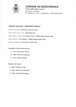 Azienda Speciale "AMBIENTE REALE"