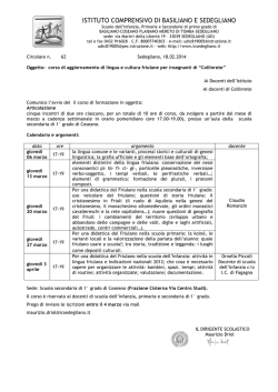Documento in formato pdf - Istituto Comprensivo di Basiliano e
