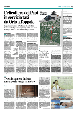 Montagna a misura...di elicottero