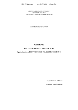 5a1 elettronica e telecomunicazioni